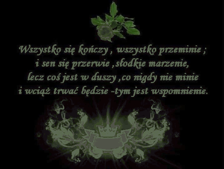 Wszystko się kończy, wszystko przeminie